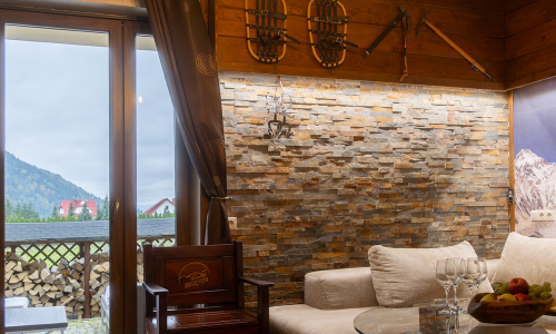 Apartament na Szczycie: Prywatna Sauna, Kominek i Widok na Jarmutę – dwupoziomowy - do 8 osób!